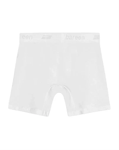 Bareen - B-logo Cotton Boxers 3-pak - White